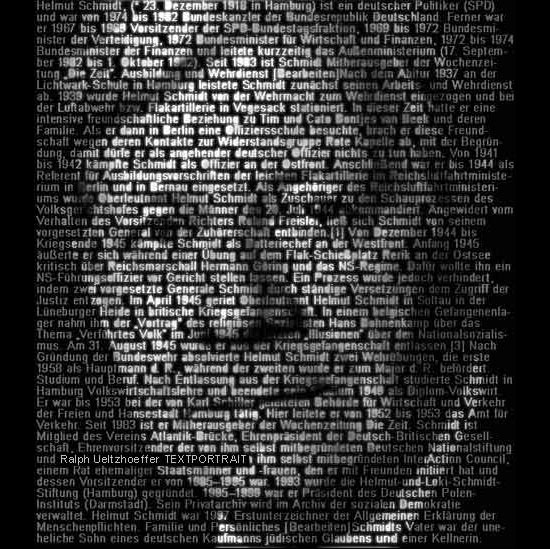 Schmidt Textportrait Helmut Schmidt