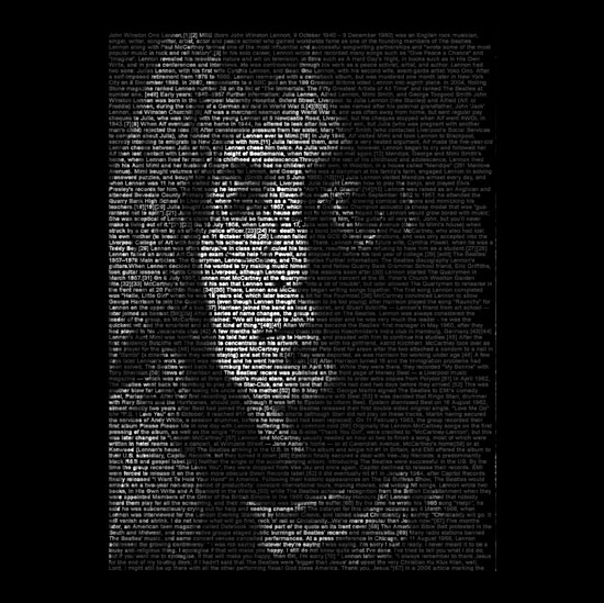 22 John Lennon Textimages 2008