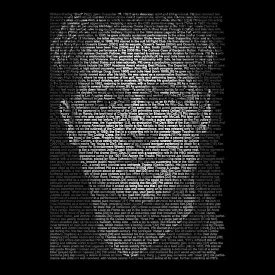 Main Brad Pitt Text Images 2007