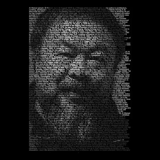 58 Edition Ai Weiwei Textimages 2005